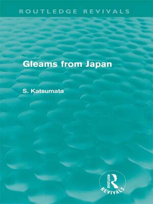 cover image of Gleams From Japan